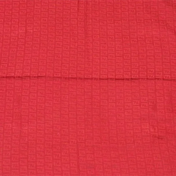 Fendi Stall Zucca Red Woman unisex Authentic Used